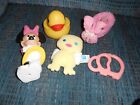 Lot of 5 Baby Child Toys Boo Boo Bunny Minnie Mouse Yellow Duck Soft Duck Teeth