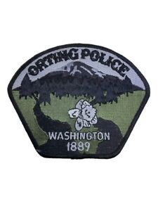 US Orting Washington Police Patch