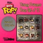 Funko Bitty Pop Mystery Mini Figure Disney Princess Complete Set Of 12 Lot