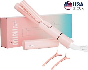 Ceramic Mini Curling Iron for Short Hair,Dua Voltage for Worldwide,Small