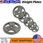 2 inch Olympic Weight Plates 45 lb Cast Iron Barbell Plates Lifting Training
