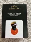 Hallmark 2021 Black Cat Antics Mischievous Kittens Halloween Christmas Ornament
