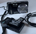 Used Panasonic 16X LUMIX DMC-ZS10 14.1MP 16x Zoom Digital Camera Black