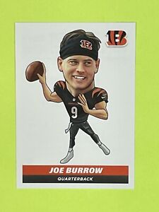 Joe Burrow Downtown Cartoon Fathead NFL 2021 Panini Stickers #121 Euro Version