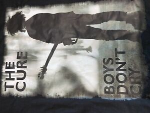 The Cure Mens Boys Don't Cry Black Tee Shirt NWT large