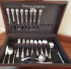 Towle French Provincial Sterling Silver Flatware --- service for 8, plus extras