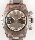 Vintage 1970-71 Rolex Tudor 7031 Monte Carlo Chronograph Watch Runs Well - Read