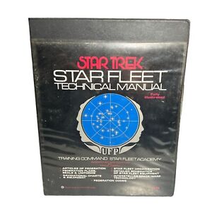 Star Trek StarFleet Technical Manual Vintage 1975 First Printing Hardcover