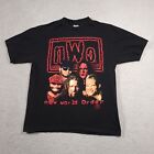 Vintage New World Order NWO Wrestling T-Shirt Size 2XL 1998 90s WCW WWF