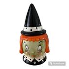 Johanna Parker Halloween Witch Candy Jar Laughing Luna Vintage Collection 7