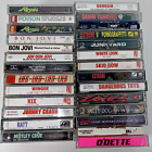 Lot 24+ 80s Glam Metal Rock Hair Bands Cassettes Poison Bon Jovi KIX Ratt GNR