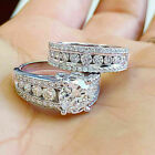 2.50Ct Lab-Created Diamond Round Cut 14K White Gold Over Bridal Wedding Ring Se