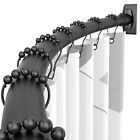 Curved Shower Curtain Rod - 43-72 Inches Adjustable, Rustproof Round Shower C...