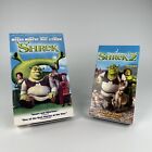 Shrek & Shrek 2 VHS (2) Tapes TESTED
