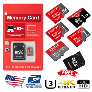 Micro SD Card Ultra Class 10 SDXC SDHC Memory Card Fit for Dash Cams Phone Lot