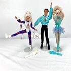 New Listing3x Mattel Olympic Games Barbie Dolls: Gymnast + Figure Skater Barbie & Ken 1996