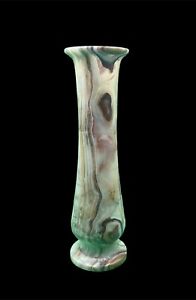 Vintage Green Onyx Hand Carved Stone 10