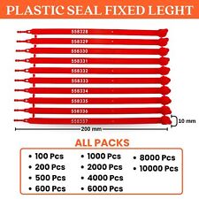 10 x 200 - Red Plastic Security Seal Container Truck Seal Choose Your Pack