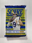 2022 Panini Score Football Factory Sealed Guaranteed Relic/Patch/Auto? HOT PACK!