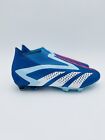 Adidas Mens Rare Predator Accuracy+ FG GZ2606 Blue White Soccer Cleats