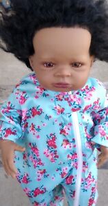 Reborn Baby Doll Toddler Boy Girl African Biracial Doll 20