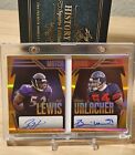 Ray Lewis Brian Urlacher 2023 Leaf Chapter 1 Match Book Gold Holo Foil /1