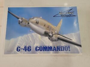Williams Brothers 1/7 Scale C-46 Commando! Airplane Plastic Model Kit New