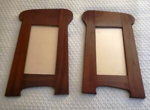 Matching Pair of Antique 19th Century Handmade Arts and Crafts Wooden Frames