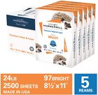 Hammermill Premium  Multipurpose Paper, 24lb, 8.5 x 11, 5 Ream Case, 2,500 Sheet
