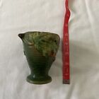 Roseville Pottery Leaf Acorn Green Pattern Vase 234 4