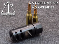 5/8x24 Self Timing 6.5 Creedmoor 6.5 Grendel Muzzle brake Made in the U.S.A.