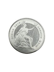 2021 1.25oz Silver Seated St. Helena Britannia Mint State Condition