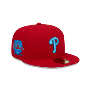 Philadelphia Phillies MLB New Era 2023 Father's Day AC 59FIFTY Fitted Hat~Red