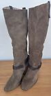 DOLCE VITA Womens Knee High Brown Suede Leather Riding Boots Size 7.5