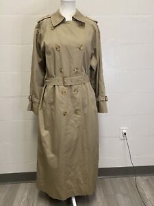 Burberrys Trench Coat Women’s Size 12 XL Plus (041908)
