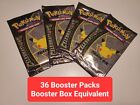 Pokemon Celebrations 36 Booster Packs Booster Box Equivalent Factory Sealed New
