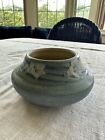 Newcomb College 1916 Arts and Crafts Potter BBC y Freesia Blue Bowl Vase Simpson