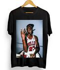 MICHAEL JORDAN & New T-shirt Chicago Bulls Cigar Championship 23 vintage 90s NBA