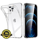For Apple iPhone 15 Pro Max 14 13 12 11 XS XS Shockproof Transparent Slim Case