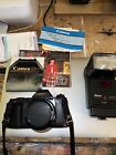 Canon T50 35mm Film Camera and FD 50mm 1.8 Lens- Black Flash & Manual