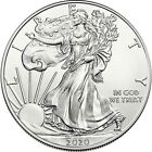 2020 1 oz Silver American Eagle $1 Coin .999 Fine Silver BU