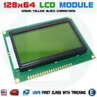 12864 128x64 Graphic Symbol Font LCD Display Module Yellow/Green for Arduino