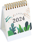 New Listing2023-2024 Mini Desk Calendar, Portable Small Desktop Calendar (5.1