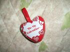 See's Candies Be My Valentine Puffed Heart Shape Tin Box Container VTG Ornament