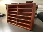 Playing Card Wooden Display/Storage Shelf for 12 Decks of Cards!