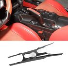 Interior Center Console Gear Shift Panel Trim Carbon Fiber for Ford Mustang 15+ (For: 2018 Mustang GT)