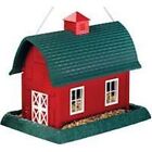 NEW 9061 LARGE RED GREEN BARN HANGING BIRD FEEDER SALE NEW SALE 6990865