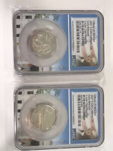 2021 S Clad Quarter Set Tuskegee and Crossing Delaware E.R. NGC PF70 Ultra Cameo