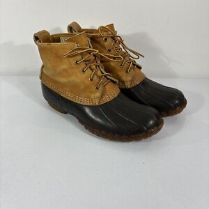 Vintage LL Bean Boots Womens 8 M Maine Waterproof Hunting Shoe Duck Boot