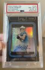 2020 Panini One JUSTIN HERBERT Rookie Shadowbox Auto SP /49 #103 Chargers PSA 8